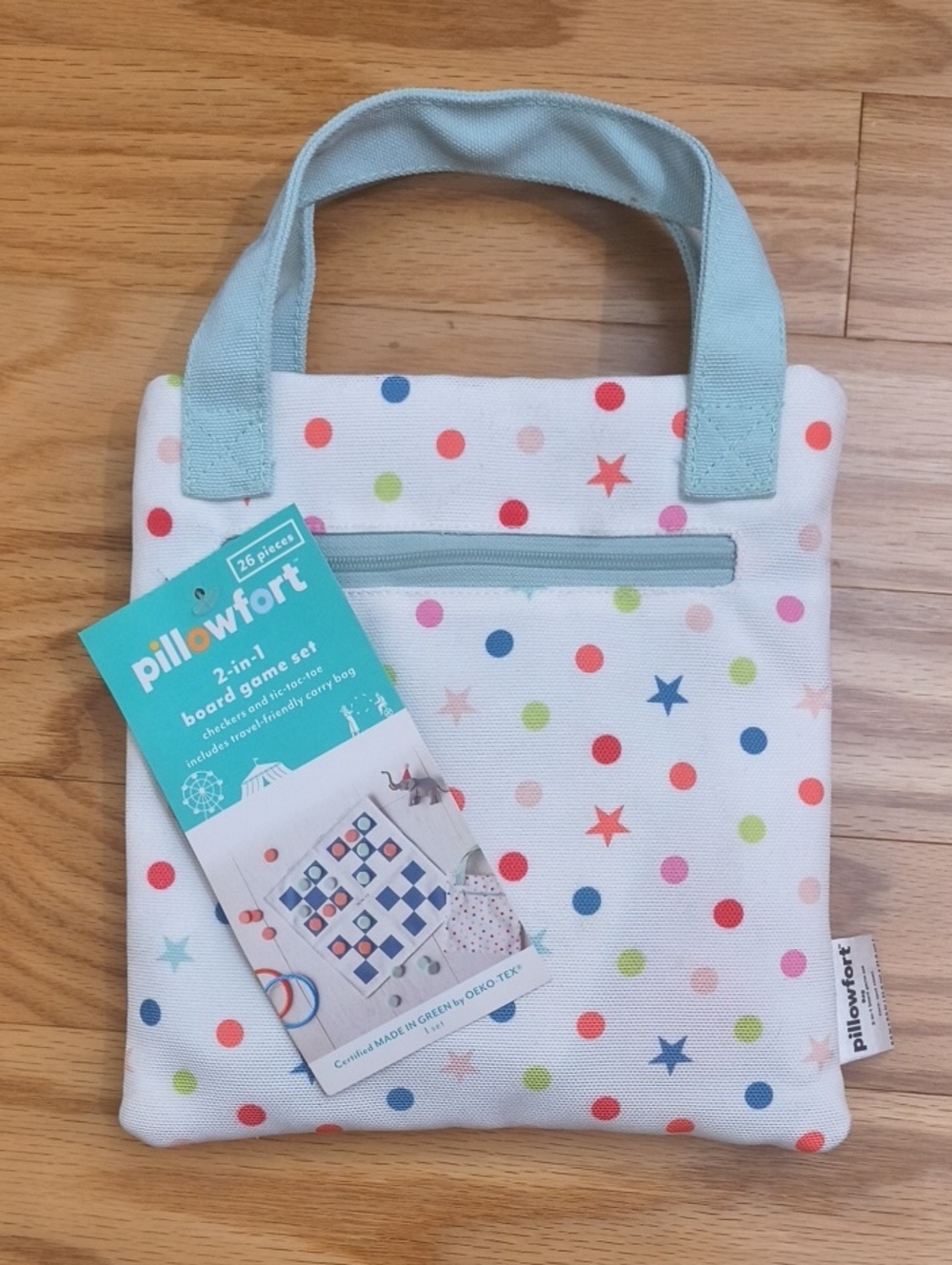 Pillowfort Polka Dot 2 In 1 Game Set NWT-D